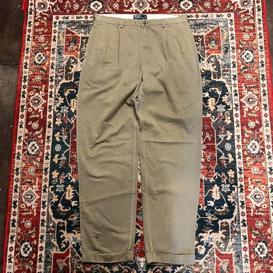 90s Ralph Lauren ポロチノ チノパンツ W36 L34