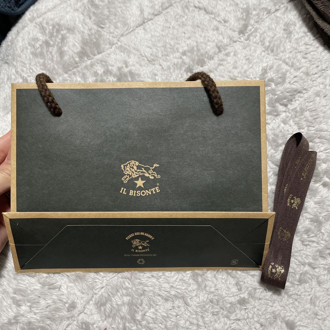 IL BISONTE ブラック 二つ折り財布