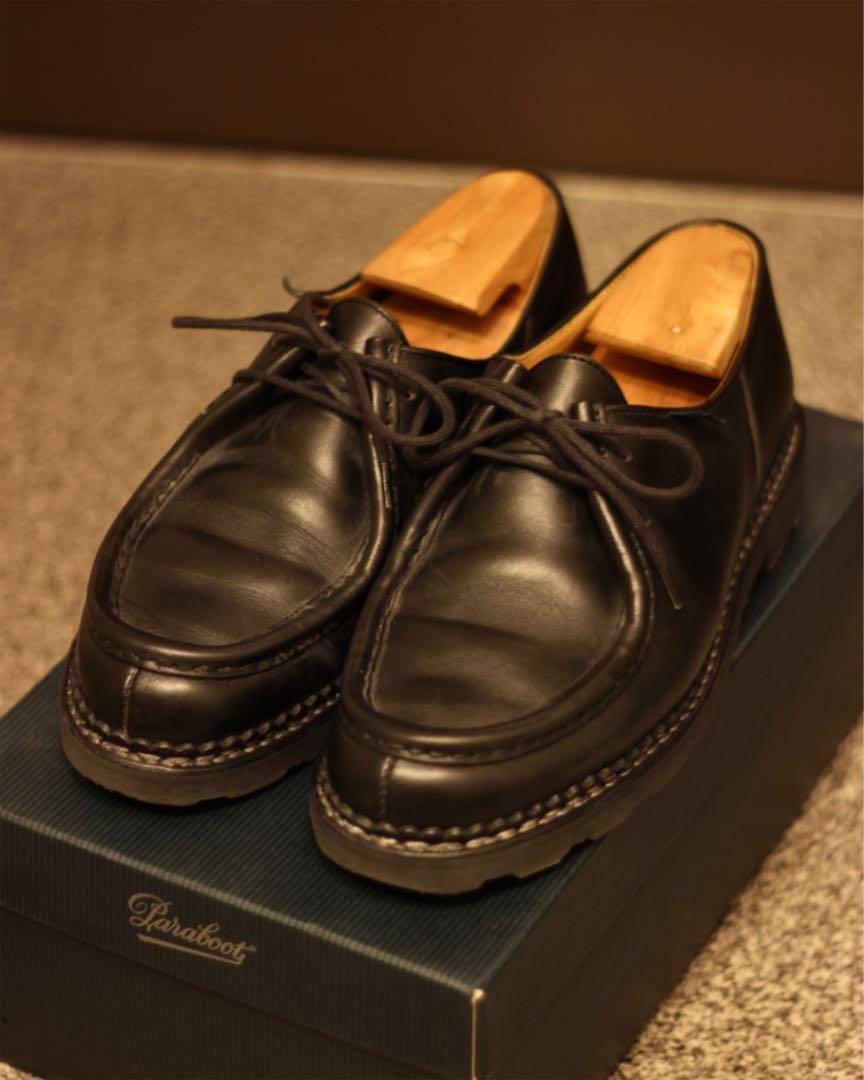 38%割引ブラック系,25.5cm激安ブランド Paraboot MICHAEL 黒 41 ...