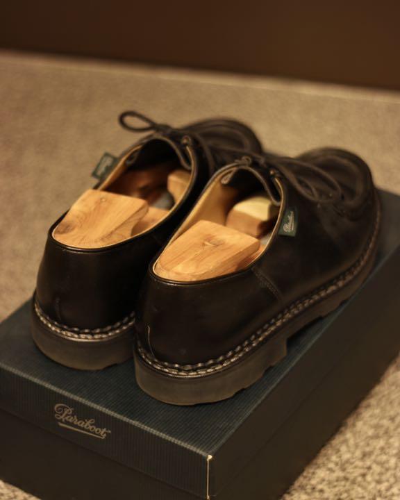 38%割引ブラック系,25.5cm激安ブランド Paraboot MICHAEL 黒 41 ...