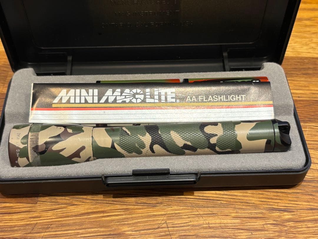 初期型 マグライト MINI MAGLITE AA 懐中電灯 迷彩