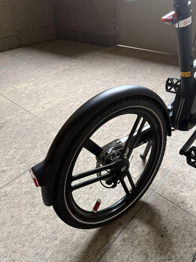電動アシスト自転車 HONBIKE ブラックxブラック　充電器2個付き