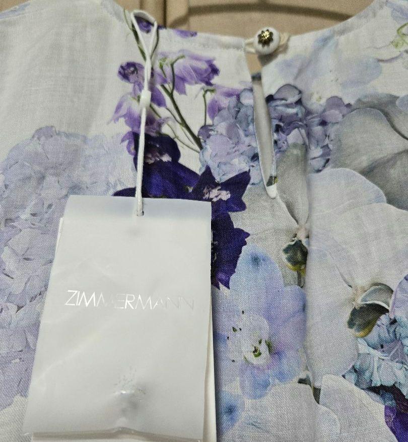 ZIMMERMANN フラワー 半袖ワンピース 未使用 - メルカリ