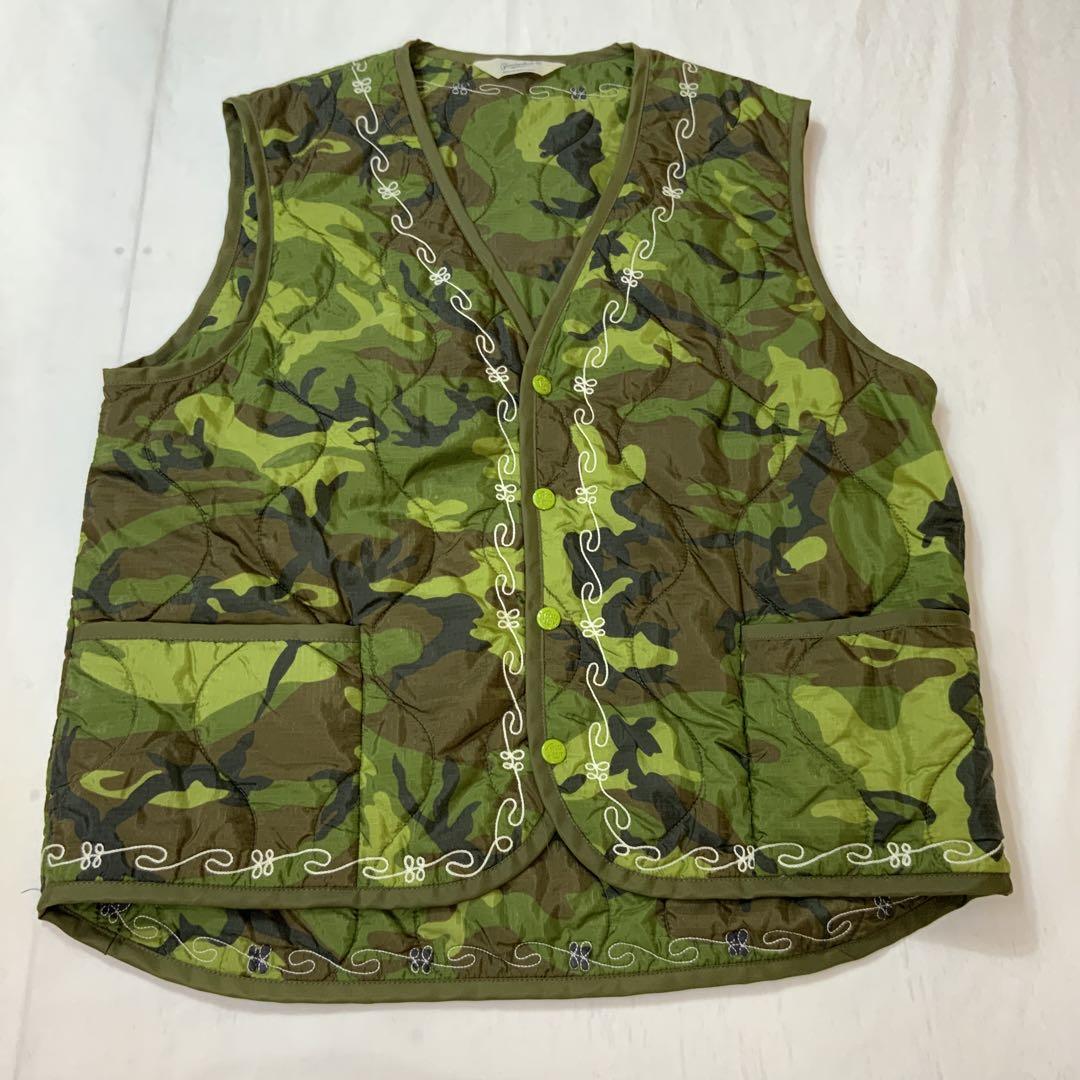 A/W Tenderloin テンダーロイン カモ柄 ベストジャケット M