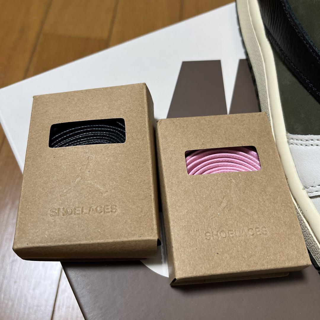 【新品】Travis Scott×Nike AirJordan1リバースオリーブ