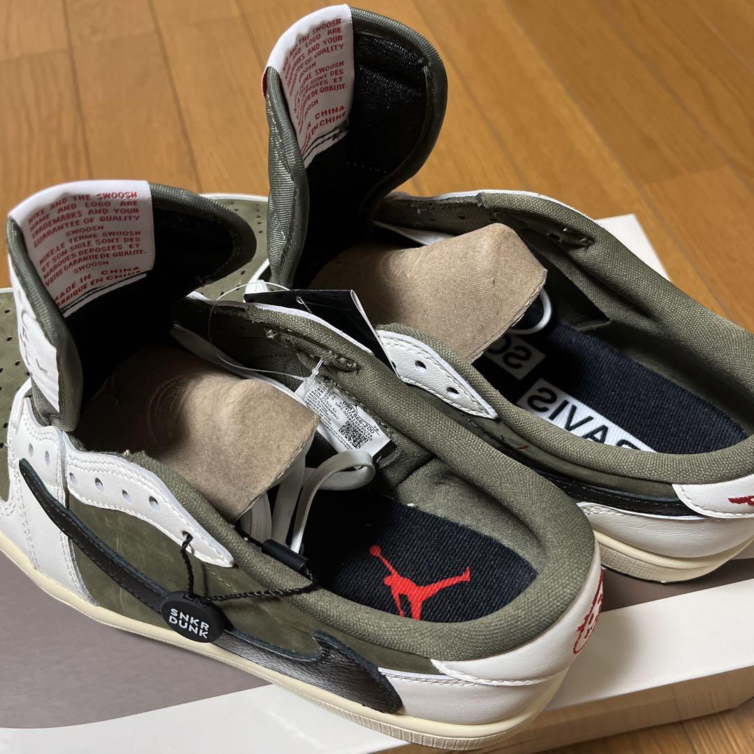 【新品】Travis Scott×Nike AirJordan1リバースオリーブ