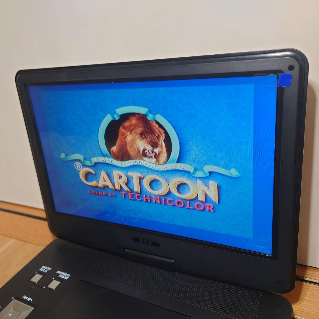 ⭐美品⭐13.3インチ大画面液晶ポータブルDVDプレーヤー HTA