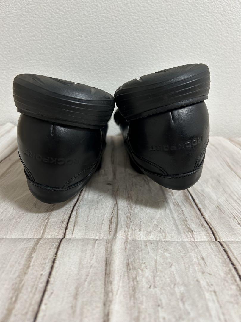 ロックポート　レザー　シューズ　ブラック　25.5 ROCKPORT スリッポン