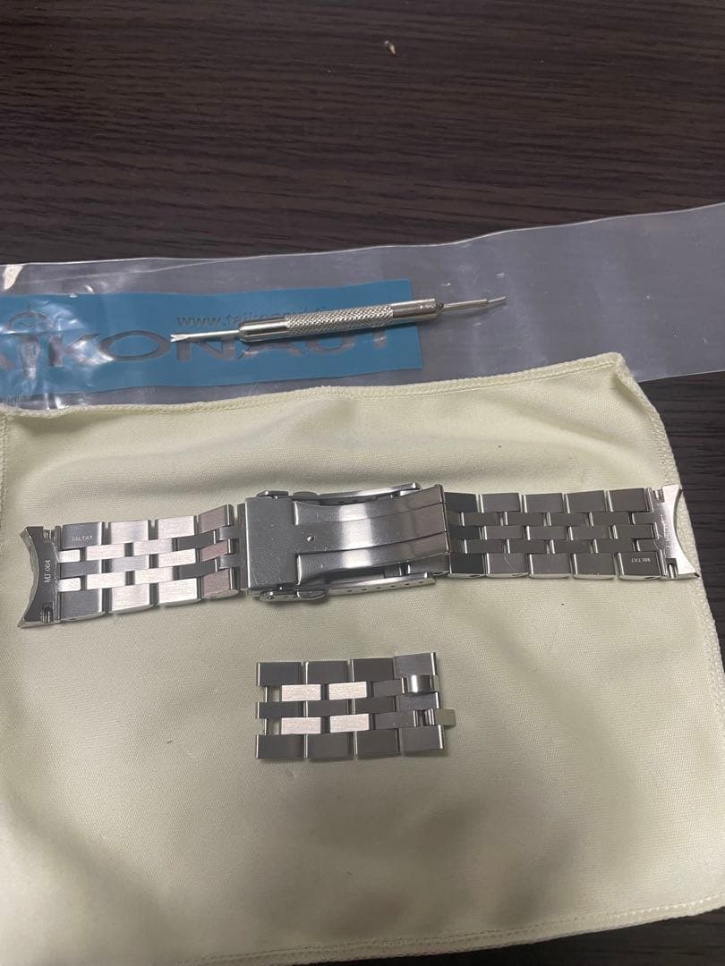 タイコノート miltat ジュビリーブレス 20mm SEIKO等汎用 タイコノート miltat ジュビリーブレス 20mm SEIKO等汎用