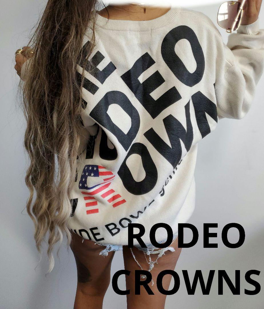 ニット/セーター R様❤️☆RODEO CROWNS☆着心地抜群⇢生地も最高に 最安値挑戦 backロゴ CROWNS★着心地抜群⇢生地も最高にいい R様❤️★RODEO ニット/セーター