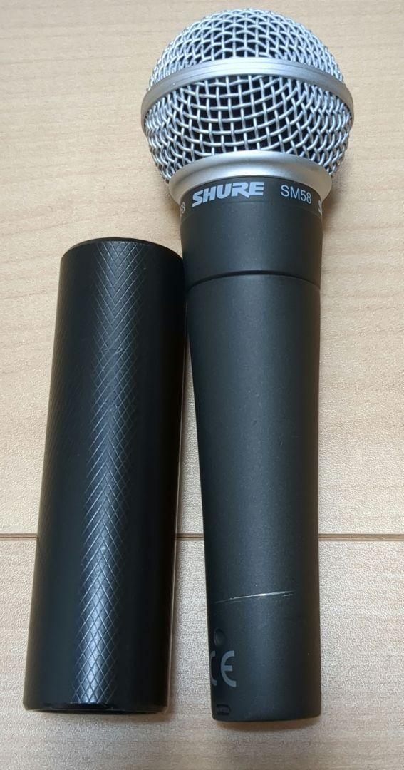 SHURE SM58マイク　マイクスタンド　ポップガード