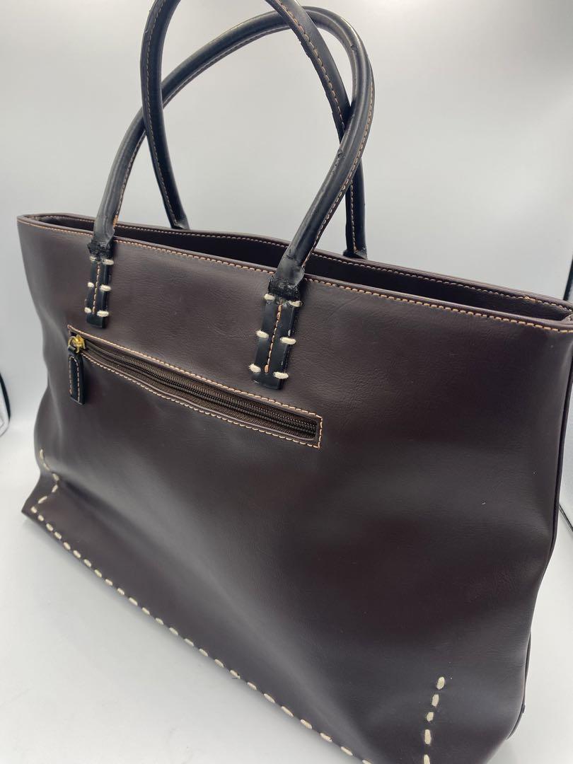 van valentino トートバッグ ブラウン レディース レザー バッグ