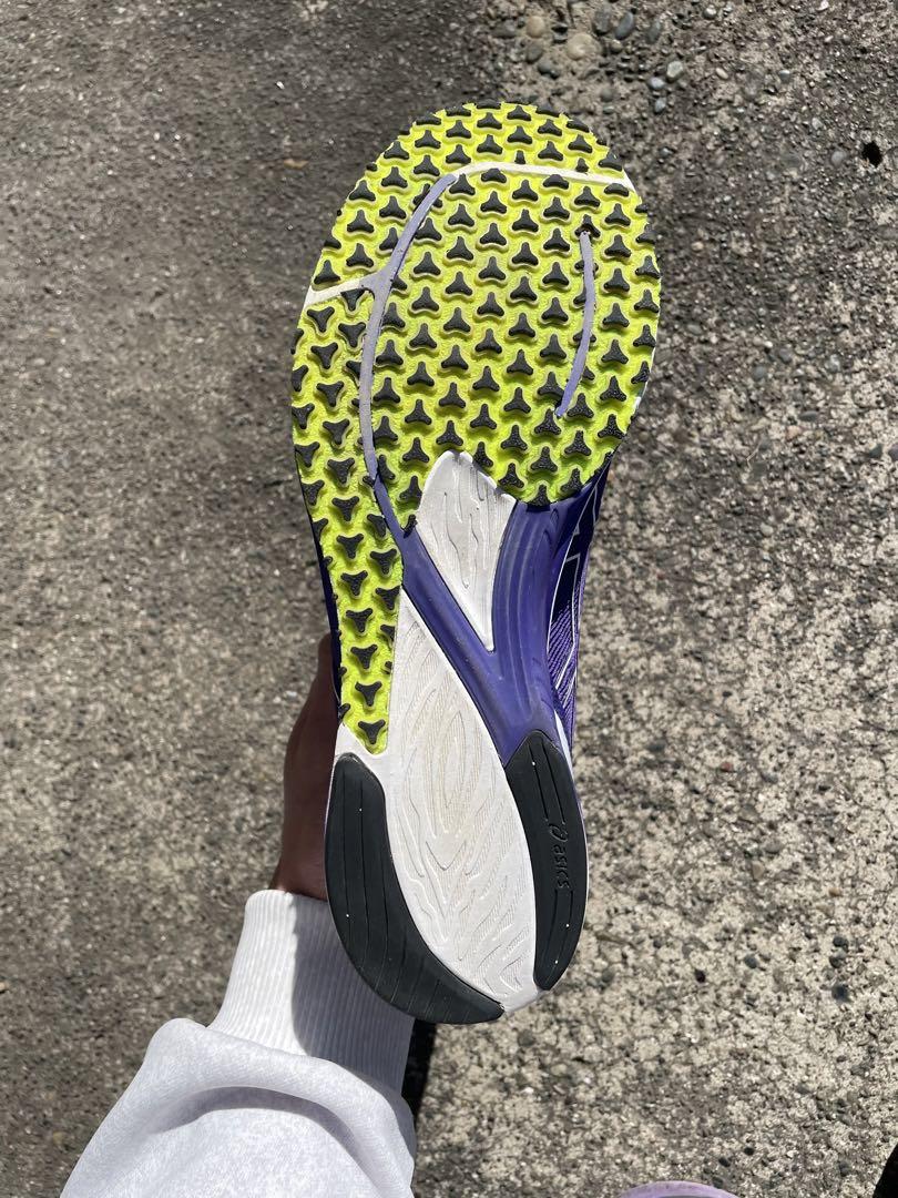 ASICS ランニングシューズ 28.0 紫