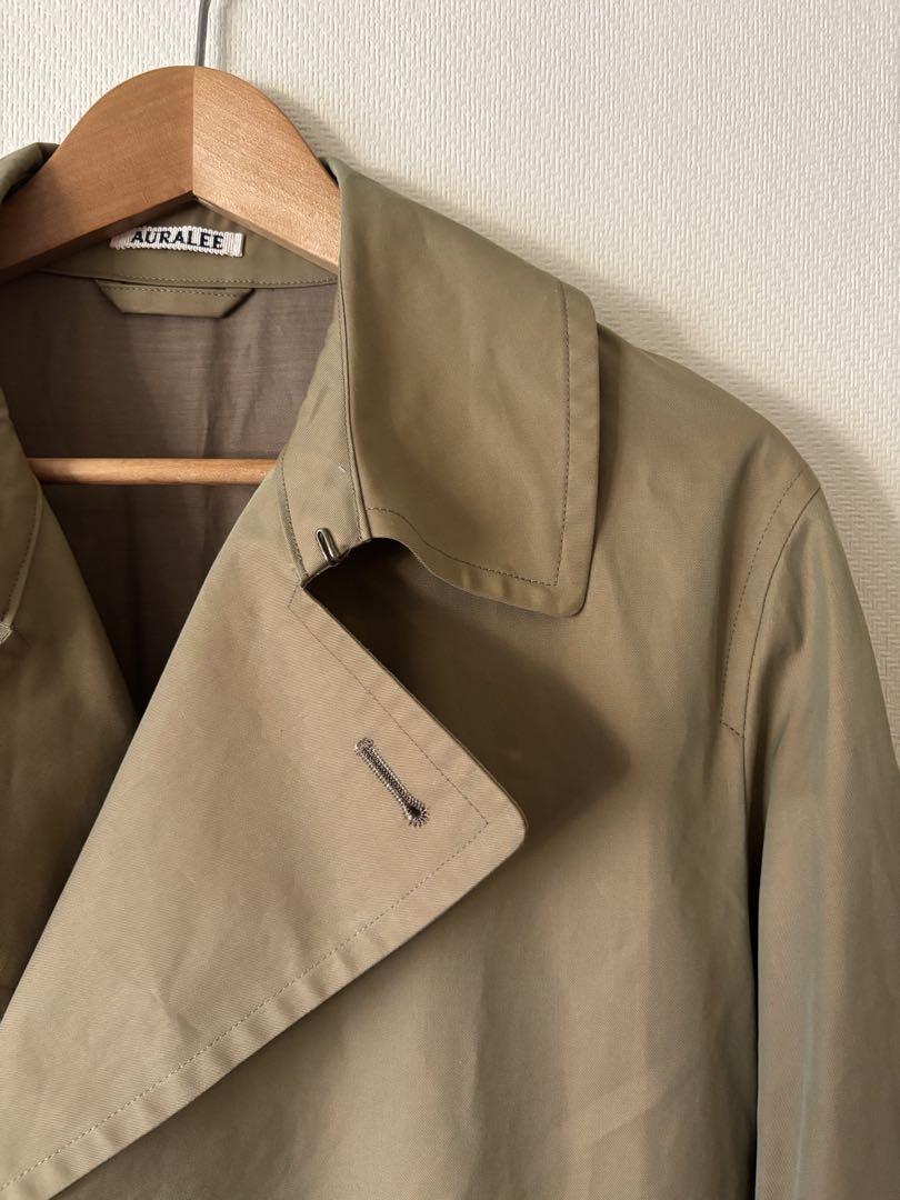 AURALEE FINX CHAMBRAY TRENCH COAT コート