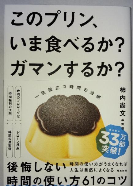 このプリン、いま食べるか？ガマンするか？