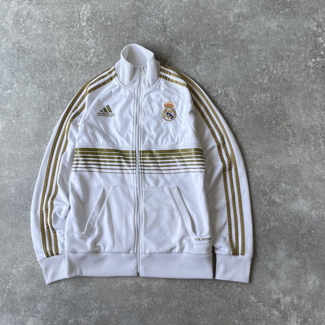 13033 アディダス レアル・マドリード 刺繍ロゴ サッカー ジャージ