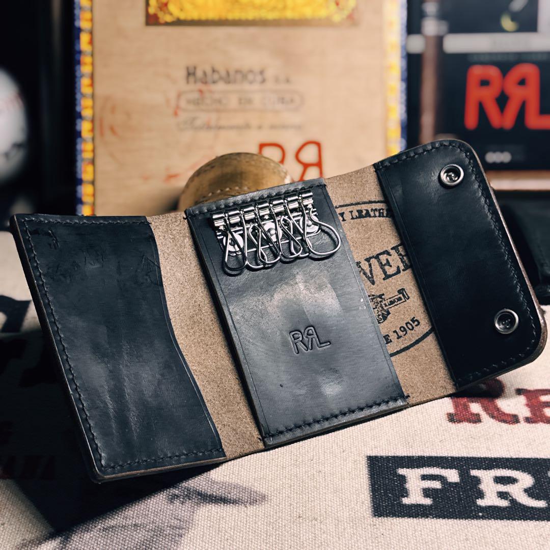 RRL × Horween レザーキーケース