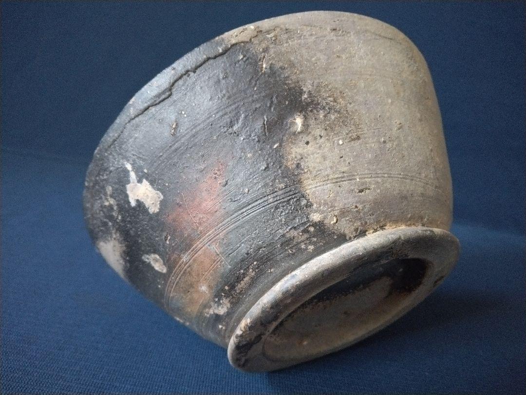 古墳時代長頸瓶　須恵器　見立て花器　茶道　花道　古美術　骨董　残欠　陶片