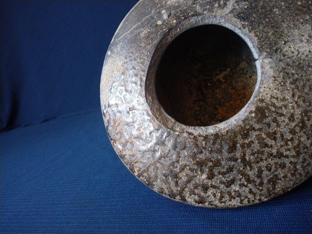 古墳時代長頸瓶　須恵器　見立て花器　茶道　花道　古美術　骨董　残欠　陶片