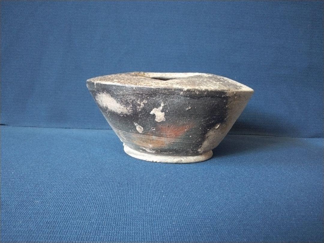 古墳時代長頸瓶　須恵器　見立て花器　茶道　花道　古美術　骨董　残欠　陶片