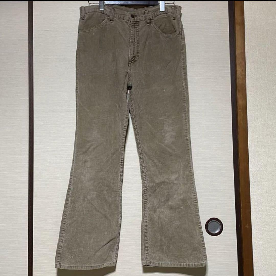 80s Levi\'s 646 corduroy flare pants