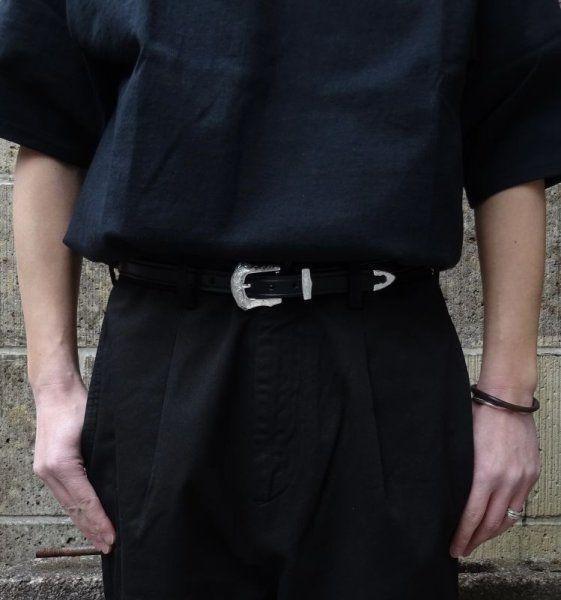 TORY LEATHER WESTERN BELT 34 新品 タグ付き 黒