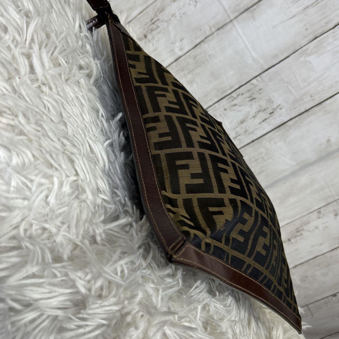 FENDI ズッカ　セカンドバッグ　クラッチバッグ　キャンバス　ナイロン　レザー