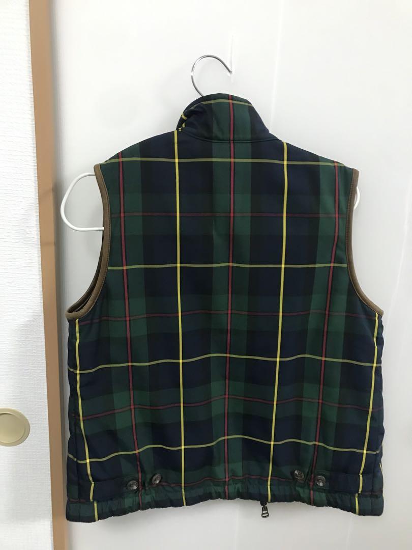 RALPH LAUREN ラルフローレン リバーシブル シルク ダウンベスト