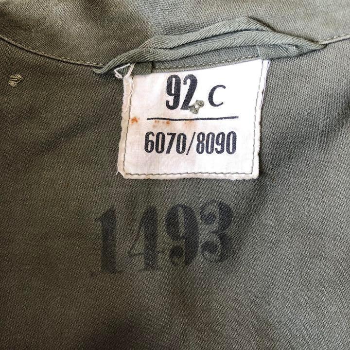 70s フランス軍 M64フィールドジャケット サテン300 ユーロ