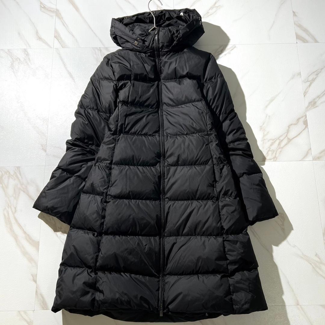 極美品✨Theory 現行 Aライン ファー 3WAY フレア ダウンコート M