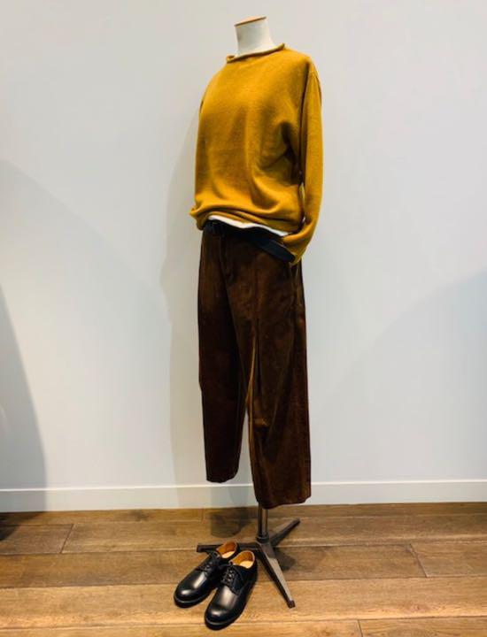 限定SALE正規品 マーガレットハウエル 2019AW 8WALE CORDUROY タックパンツ CHuhl-m58319016666 お買い得格安