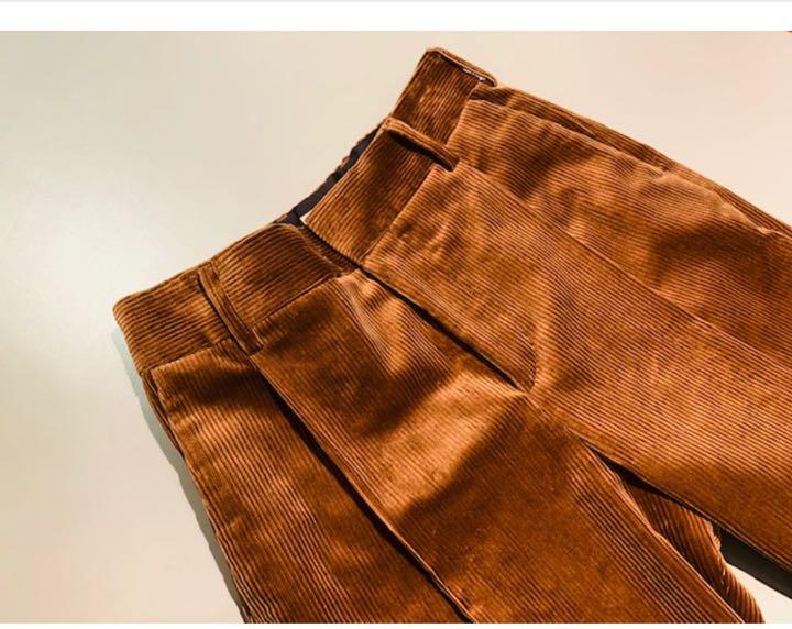 限定SALE正規品 マーガレットハウエル 2019AW 8WALE CORDUROY タックパンツ CHuhl-m58319016666 お買い得格安