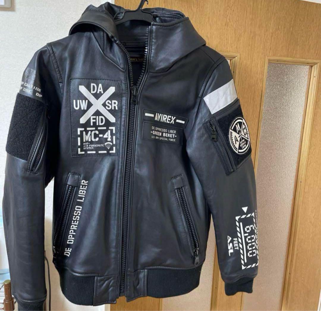 AVIREX アヴィレックス　レザージャケット バイクウェア　Sサイズ
