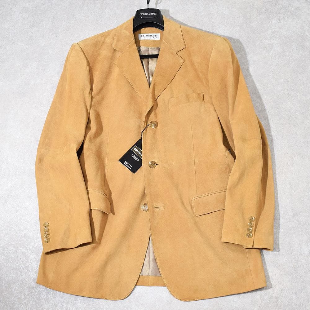 未使用 CERRUTI 1881 羊革 シープスエード ジャケット 50 XL