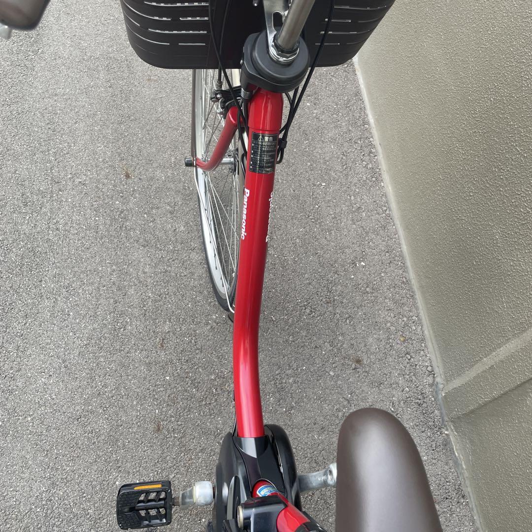 パナソニック電動アシスト自転車26インチ16Ah 赤