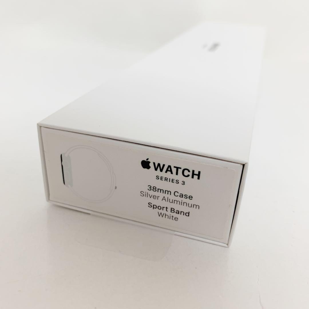 アップルウォッチ 38mm ホワイト 美品 qbPWa-m58323256034 Series 3 GPSモデル 好評大得価