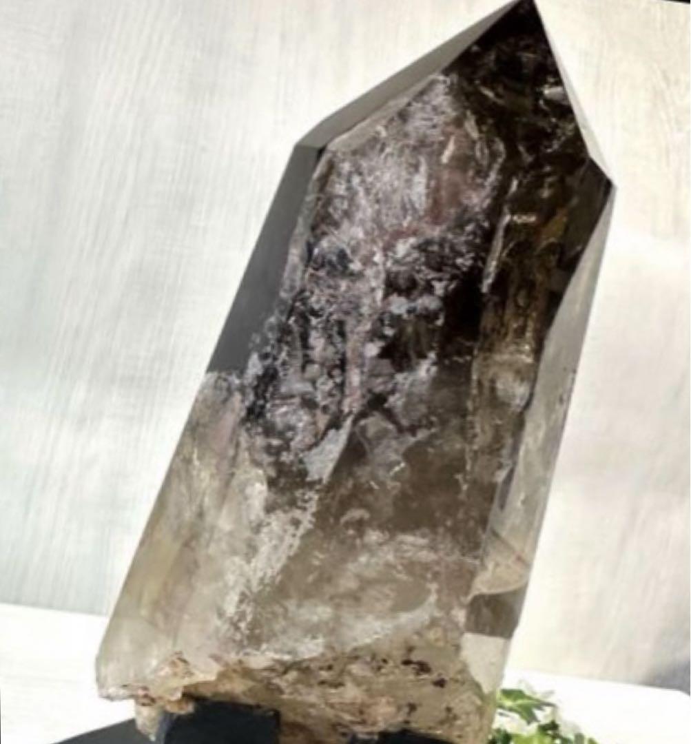限定1点物】 純天然スモーキークォーツ3キロ超 煙水晶 巨大 黒