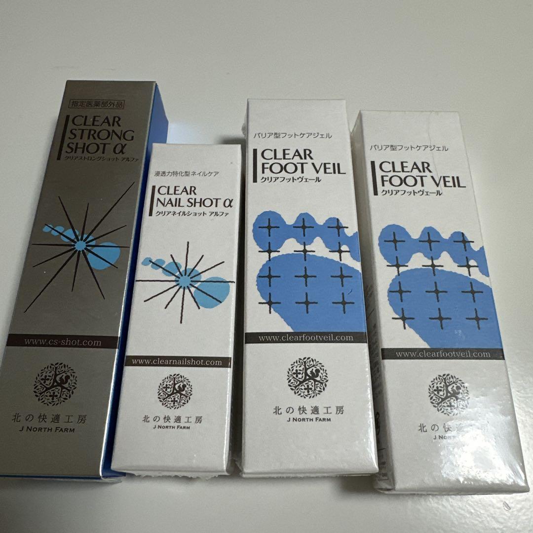 北の快適工房クリアアルファネイルショット＆クリアフット