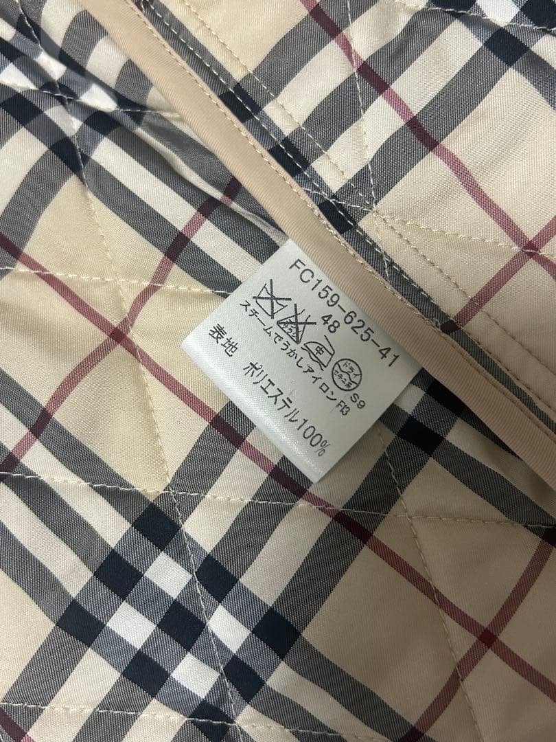 美品 バーバリー キルティングジャケット　48
