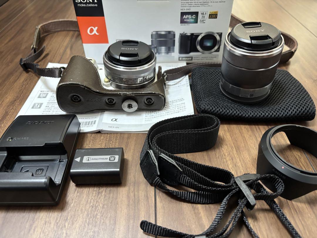 SONY NEX-5N ホワイト レンズ付き