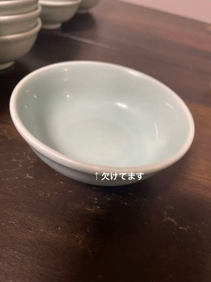 青磁皿 舎鈴 74枚 青磁皿 舎鈴 74枚