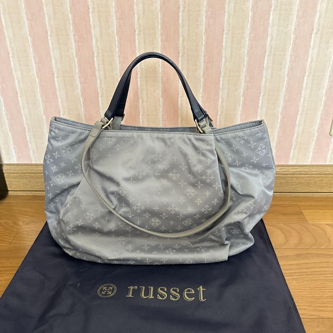 russet グレー トートバッグ