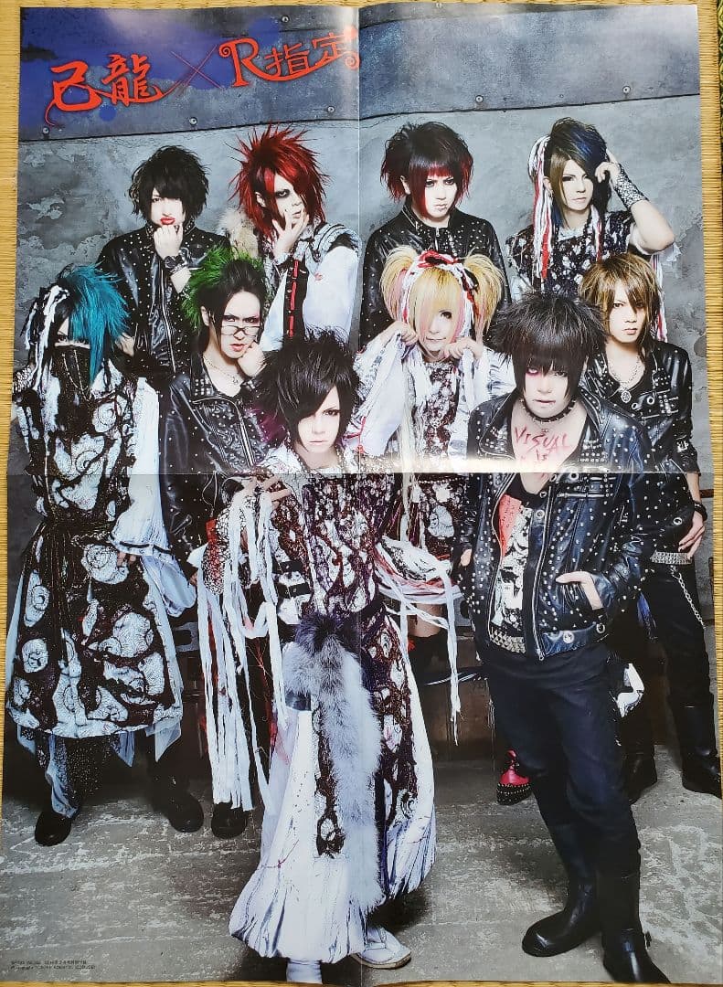 己龍 明鏡止水 ポスター サイン入 V系 ヴィジュアル系 己龍 明鏡止水 ポスター サイン入 V系 ヴィジュアル系 己龍 明鏡止