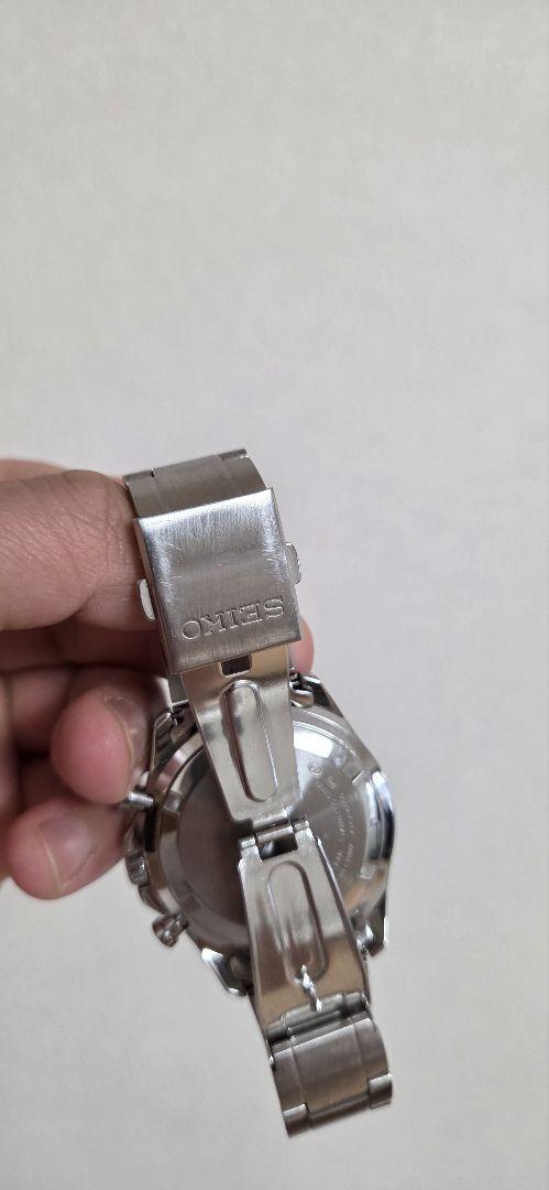 SEIKO クロノグラフ シルバー腕時計 SBTR029