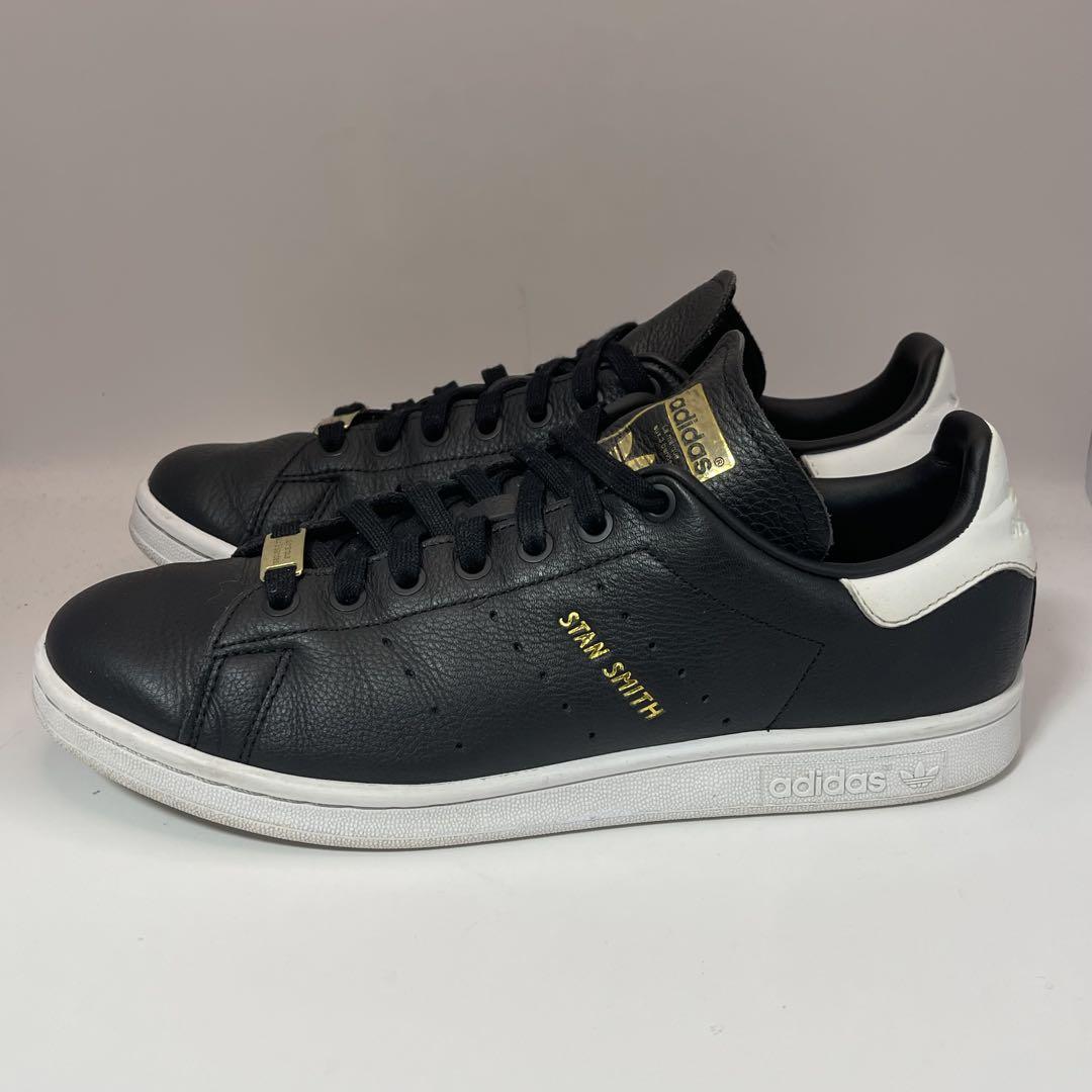 レア】adidas アディダス スタンスミス レザーアッパー 黒 26.5