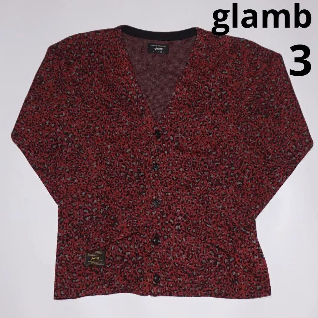 glamb　グラム　レオパード柄カーディガン　サイズ３