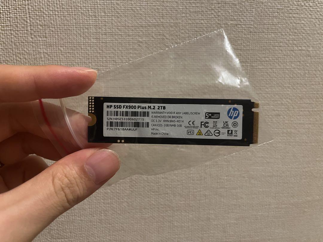 内蔵型SSD HP EX900 Plus Gen3 2TB SSD