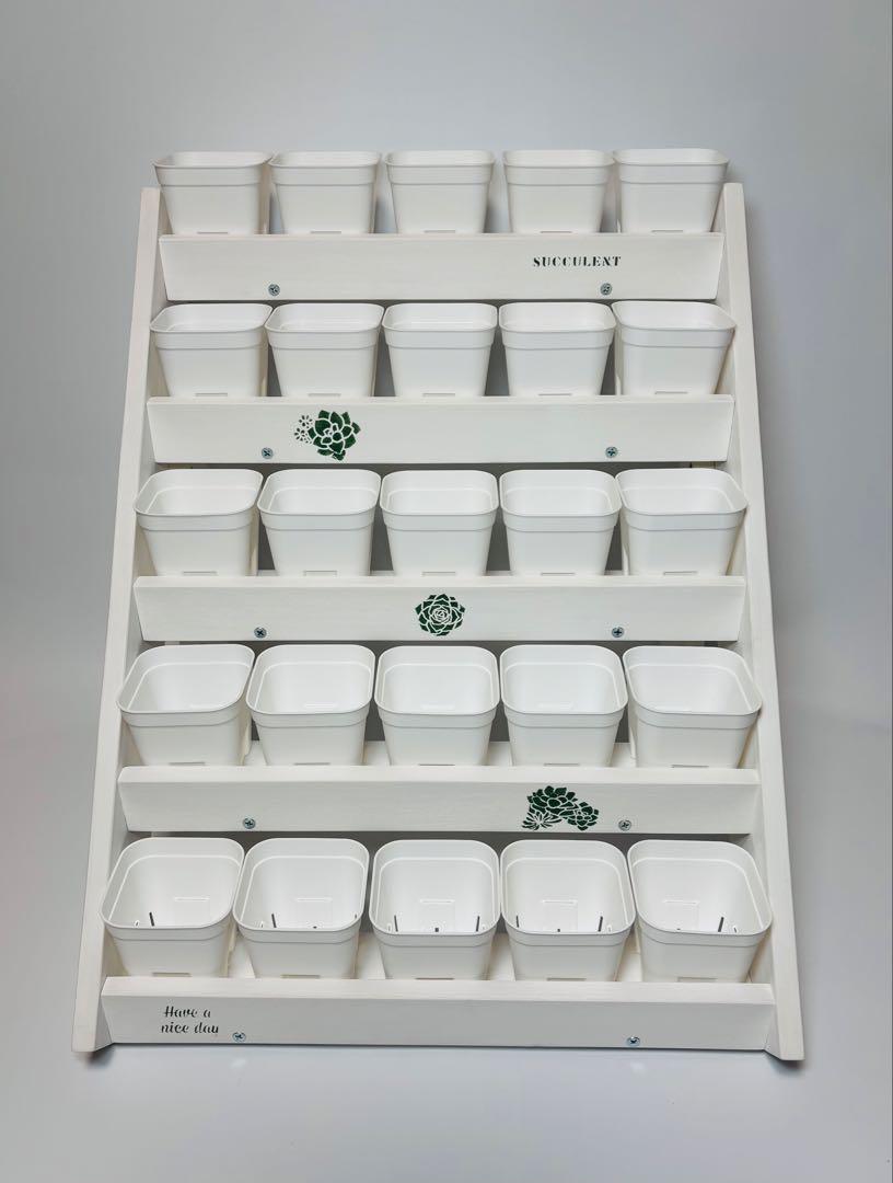 多肉棚　Terechiki出品 プラステラ90 用5段棚 多肉棚 プラステラ90 花台 多肉植物 - メルカリ