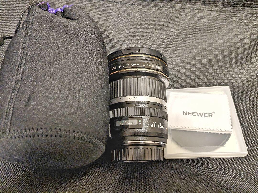 CANON  EFS10-22mm レンズカバーNDフィルター3点セット