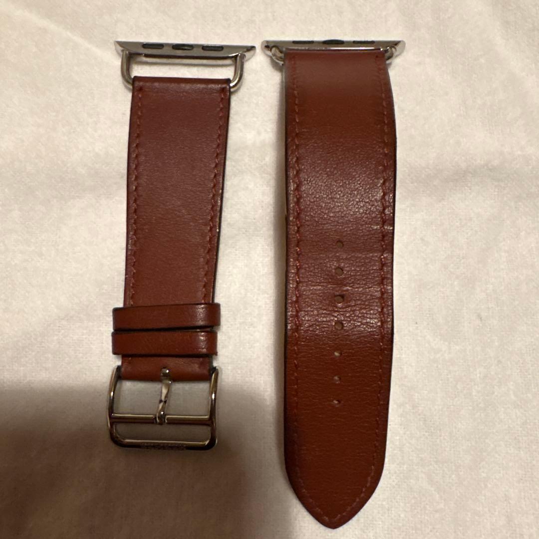Apple Watch用 HERMES ブラウンレザーバンド